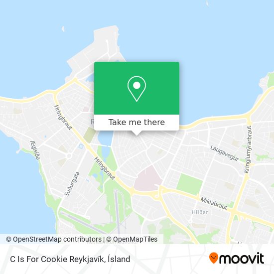Mapa C Is For Cookie Reykjavík