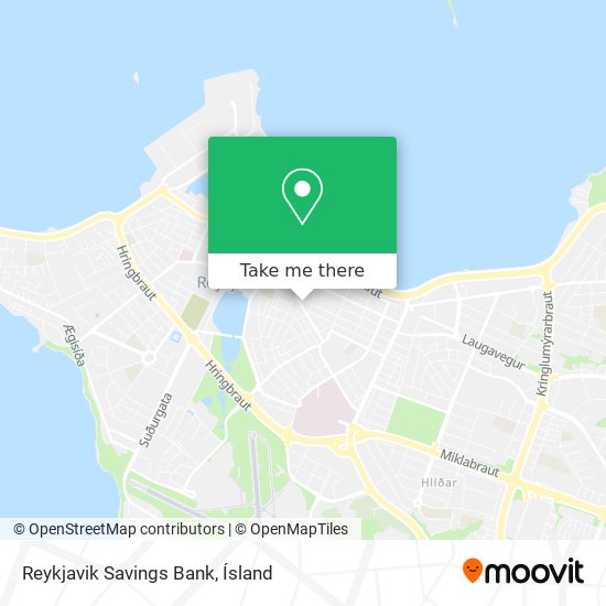 Mapa Reykjavik Savings Bank