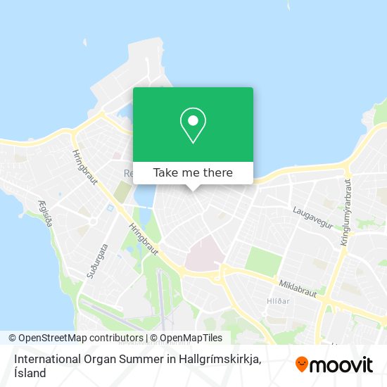 International Organ Summer in Hallgrímskirkja map
