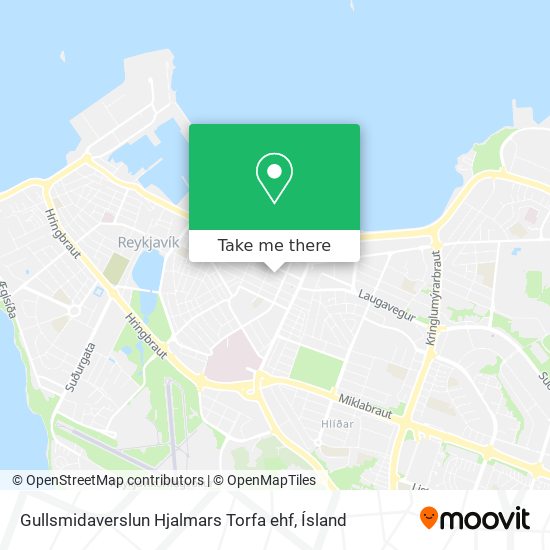 Gullsmidaverslun Hjalmars Torfa ehf map