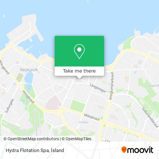Hydra Flotation Spa map