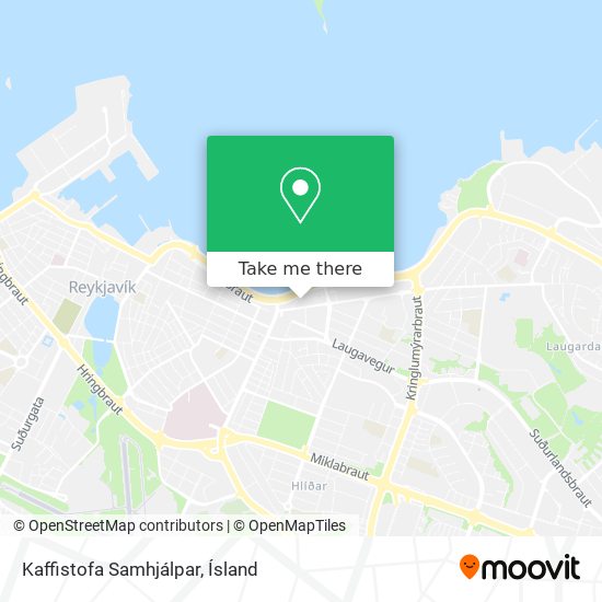 Kaffistofa Samhjálpar map