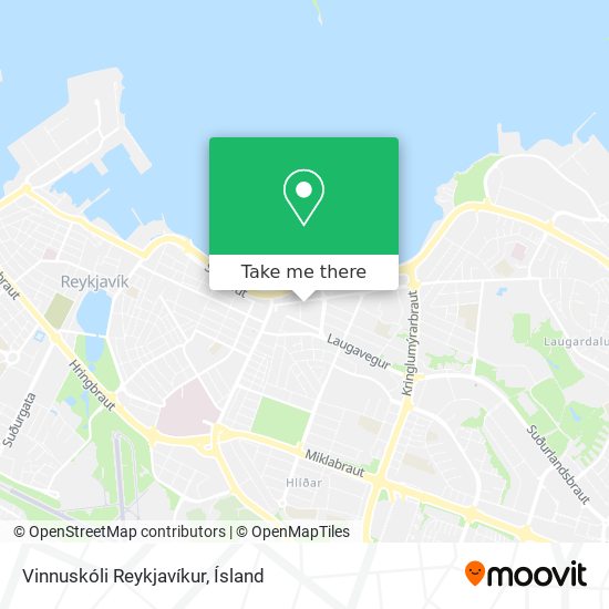 Vinnuskóli Reykjavíkur map