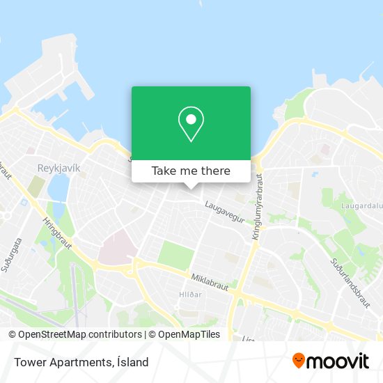 Tower Apartments map