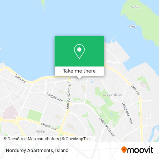 Nordurey Apartments map