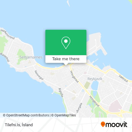 Tilefni.Is map