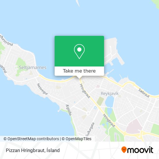 Pizzan Hringbraut map