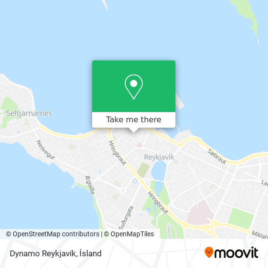 Mapa Dynamo Reykjavík