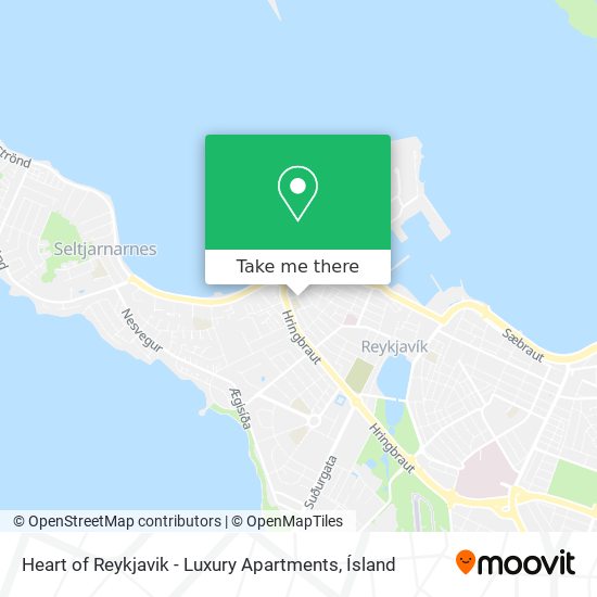Heart of Reykjavik - Luxury Apartments map