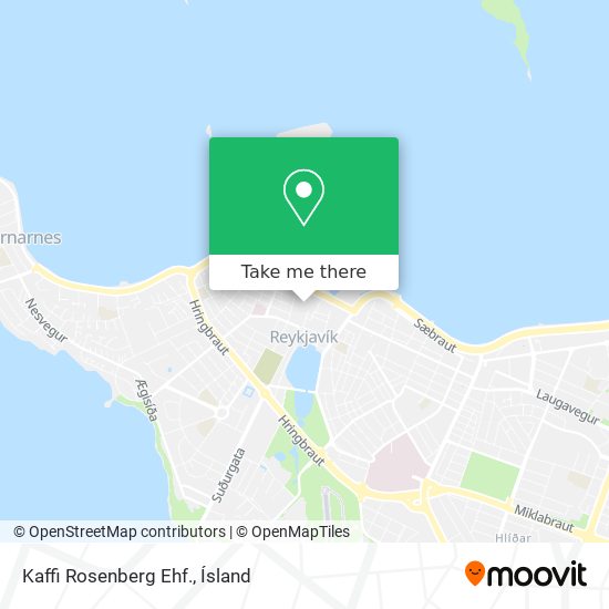Kaffi Rosenberg Ehf. map
