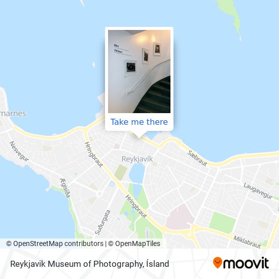 Mapa Reykjavik Museum of Photography