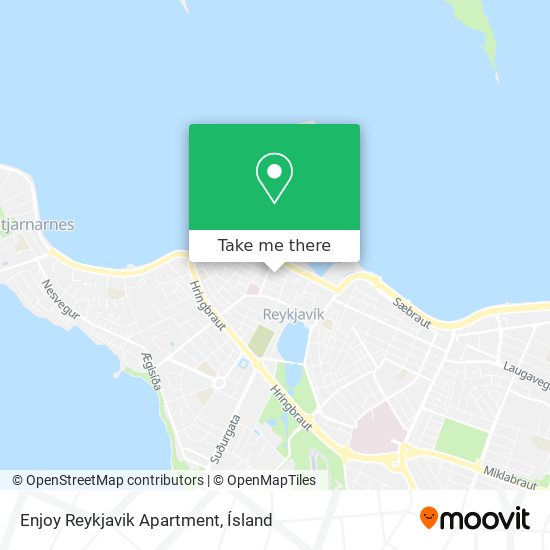 Mapa Enjoy Reykjavik Apartment