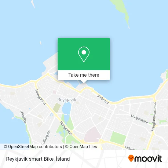 Reykjavik smart Bike map
