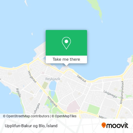 Upplifun-Bakur og Blo map