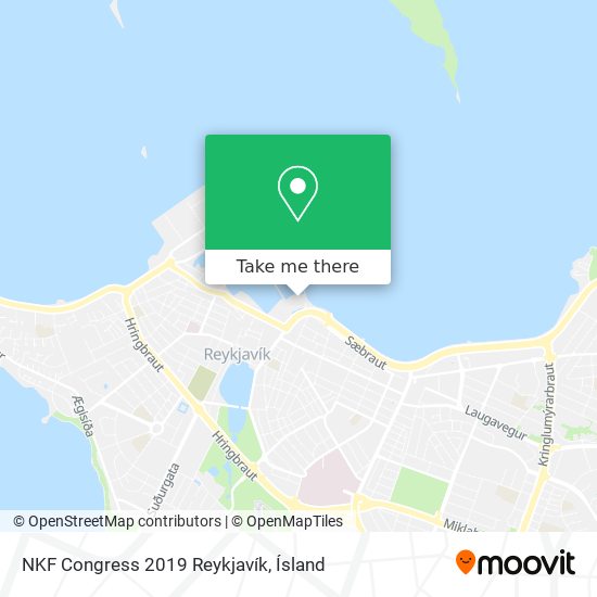 NKF Congress 2019 Reykjavík map
