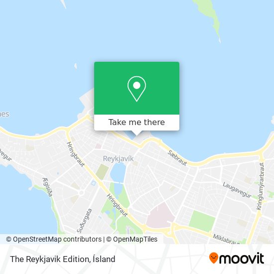 The Reykjavik Edition map