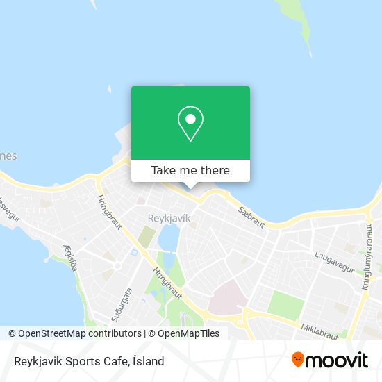Reykjavik Sports Cafe map