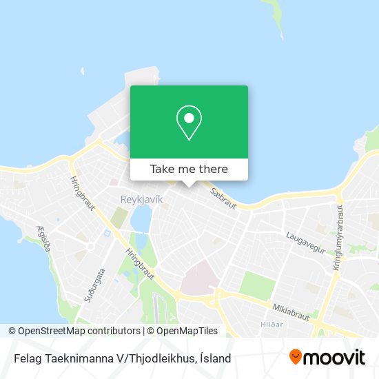 Felag Taeknimanna V / Thjodleikhus map