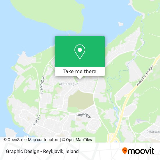 Graphic Design - Reykjavik map