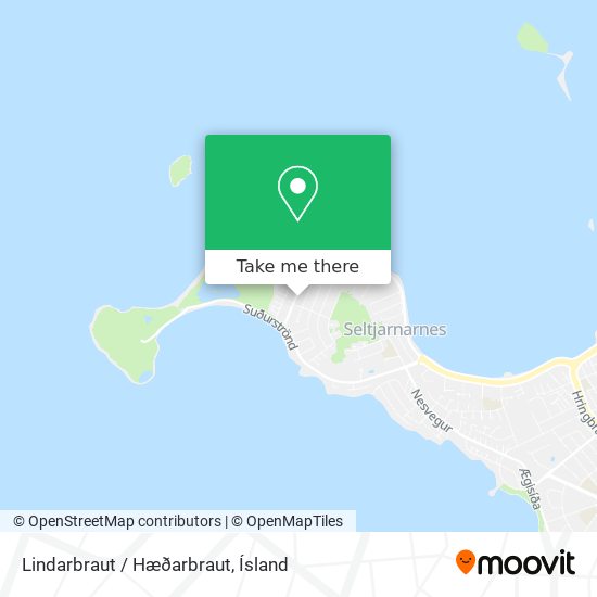 Lindarbraut / Hæðarbraut map