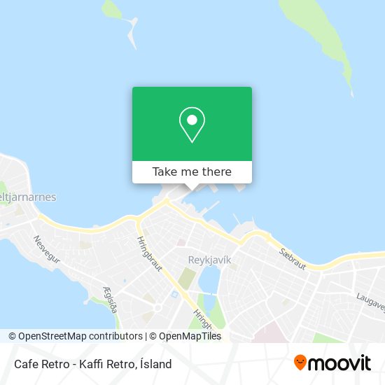 Cafe Retro - Kaffi Retro map
