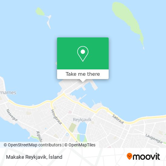 Makake Reykjavik map