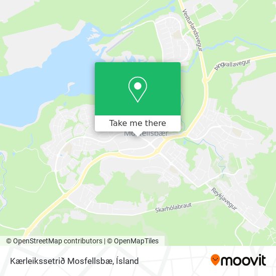 Kærleikssetrið Mosfellsbæ map