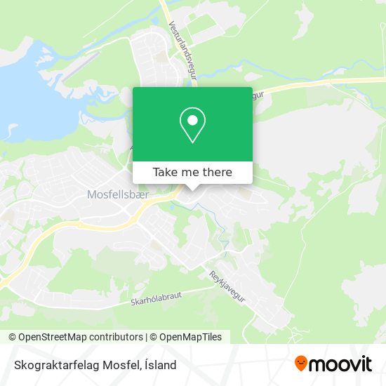 Mapa Skograktarfelag Mosfel