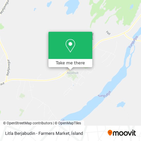 Litla Berjabudin - Farmers Market map