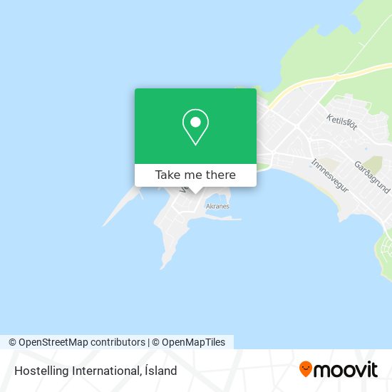 Hostelling International map