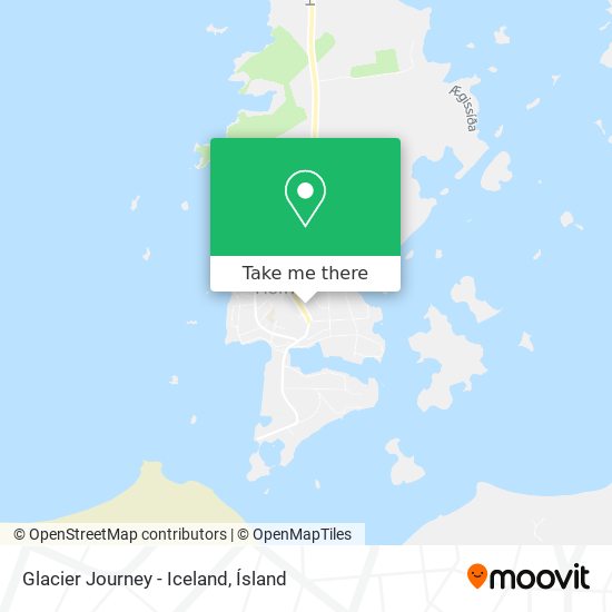 Glacier Journey - Iceland map