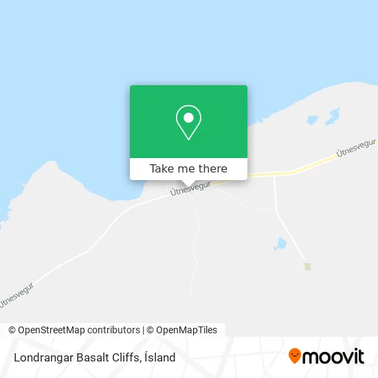 Londrangar Basalt Cliffs map