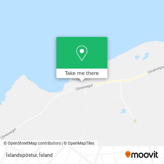 Íslandspóstur map