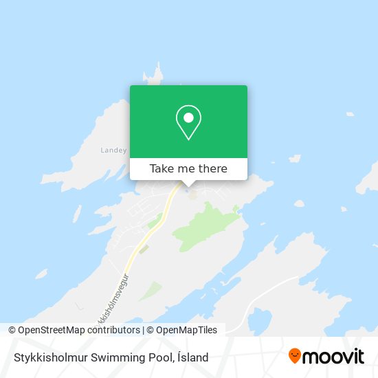 Mapa Stykkisholmur Swimming Pool