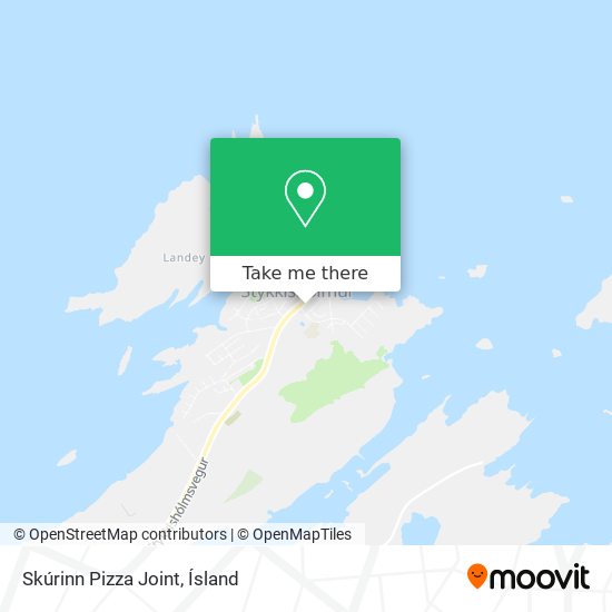 Mapa Skúrinn Pizza Joint