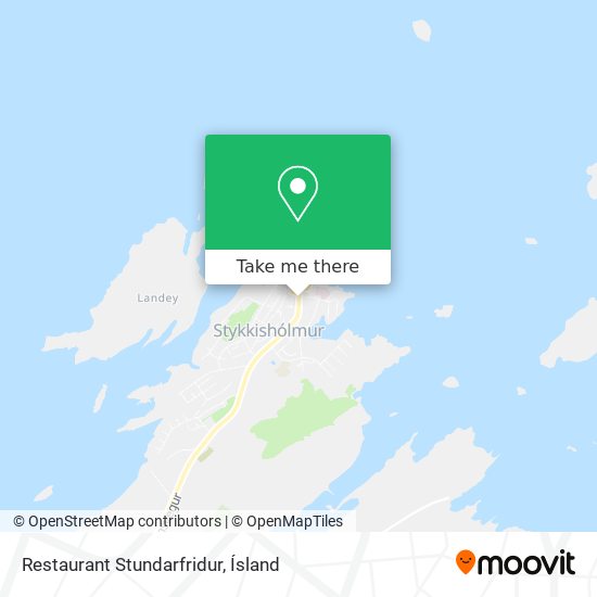 Restaurant Stundarfridur map