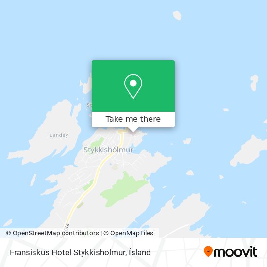 Fransiskus Hotel Stykkisholmur map