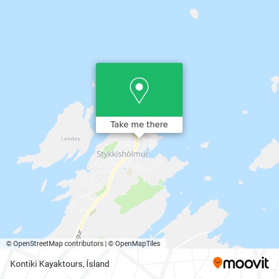 Kontiki Kayaktours map