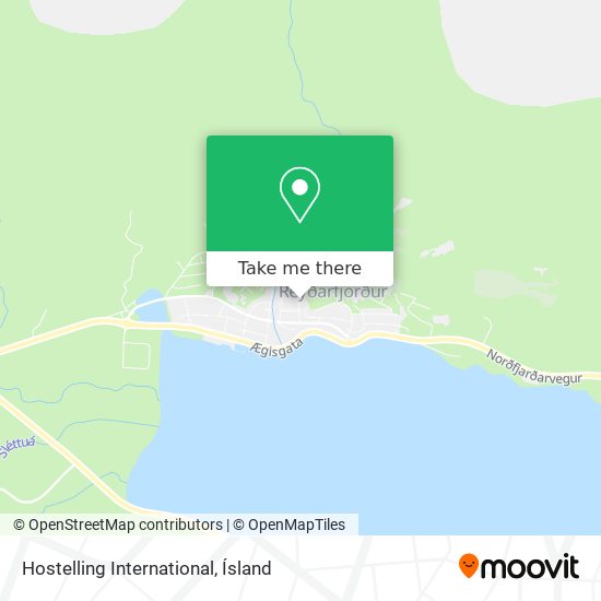 Mapa Hostelling International