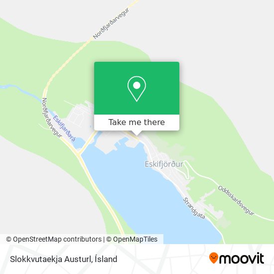 Slokkvutaekja Austurl map