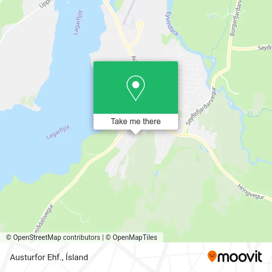 Austurfor Ehf. map