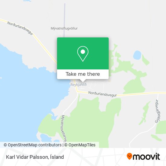 Karl Vidar Palsson map