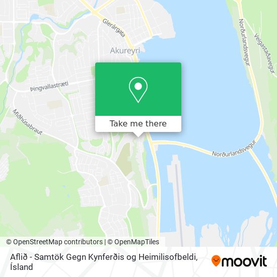 Aflið - Samtök Gegn Kynferðis og Heimilisofbeldi map