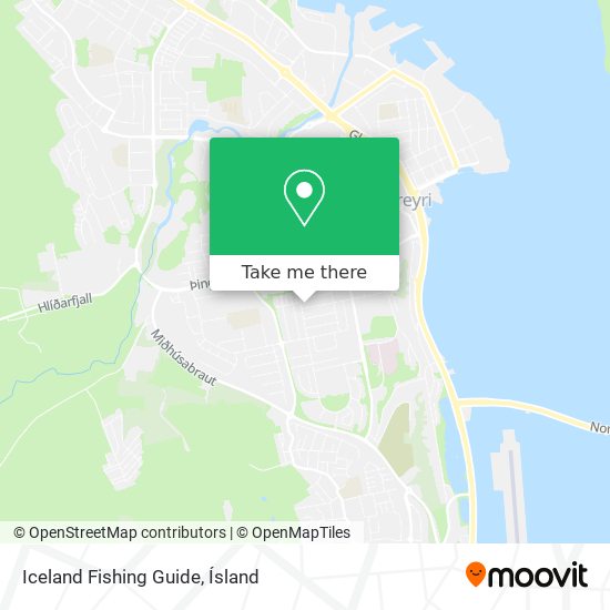 Iceland Fishing Guide map