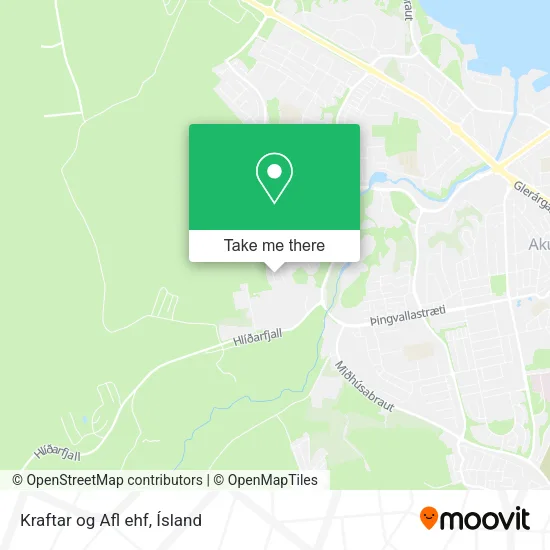 Kraftar og Afl ehf map