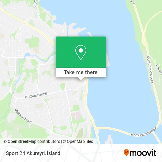 Mapa Sport 24 Akureyri
