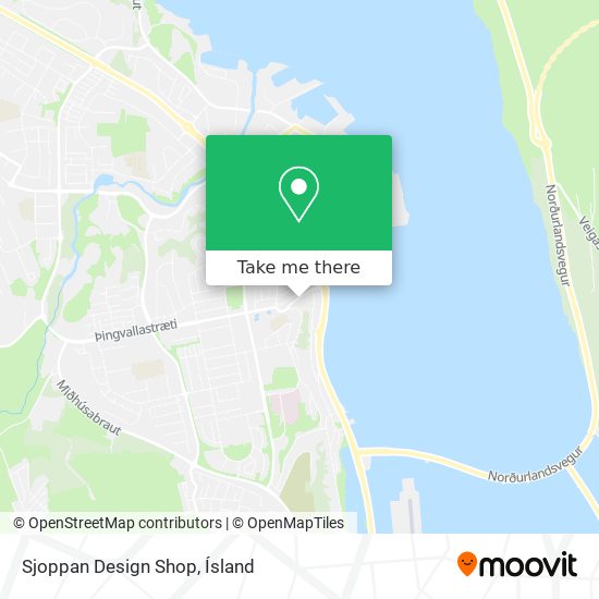 Sjoppan Design Shop map