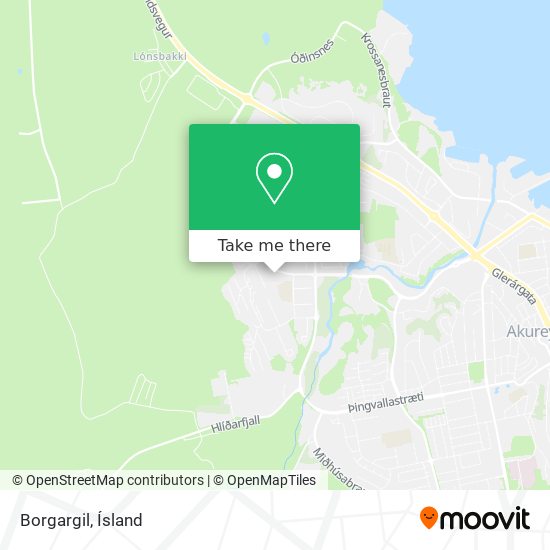 Borgargil map
