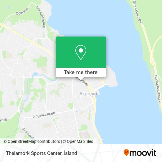 Mapa Thelamork Sports Center