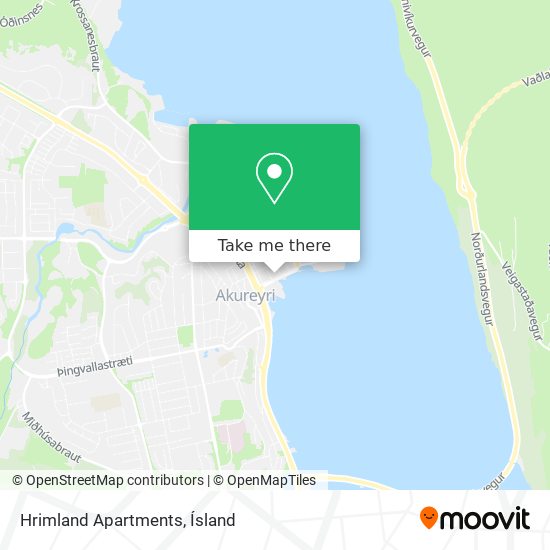 Mapa Hrimland Apartments